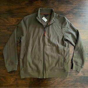 Banana Republic men’s large zip sweater - NWT